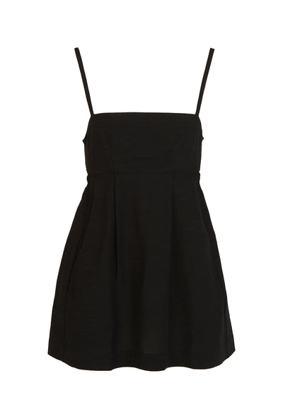 Marseille Linen Dress - Black