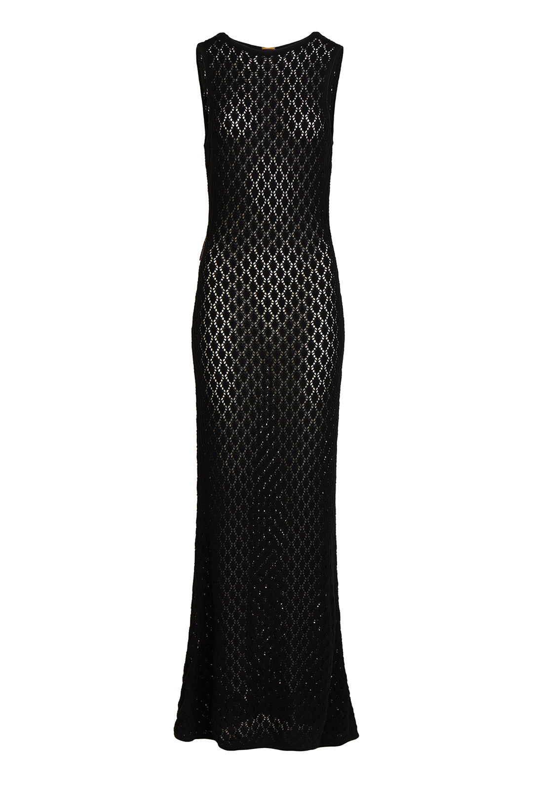 Abaco Crochet Dress - Black