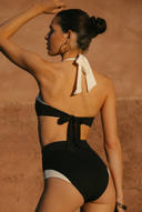 Côte d'Azur Top - Black/Ivory PYRATEX®