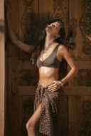 Santorini Sarong - Leopard Print