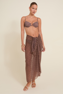 Santorini Sarong - Vintage Geo Print