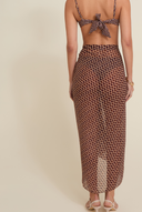 Santorini Sarong - Vintage Geo Print