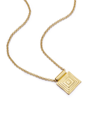 ATD x Daisy Strata Square Pendant Necklace