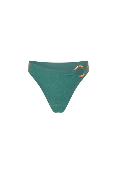 Acapulco Bottom - Sea Green Shimmer Lurex