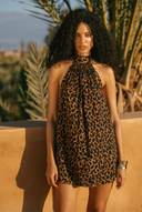 Ibiza Dress - Leopard Print