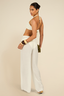 St Barts Pant - Ivory Crinkle