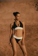 St Kitts Top - Black/Ivory PYRATEX®