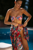 Santorini Sarong - Retro Bloom Print