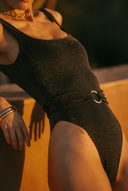 Lake Como One Piece - Gold Shimmer Lurex