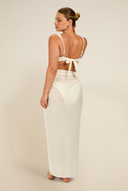 Paros Sarong - Ivory Crinkle