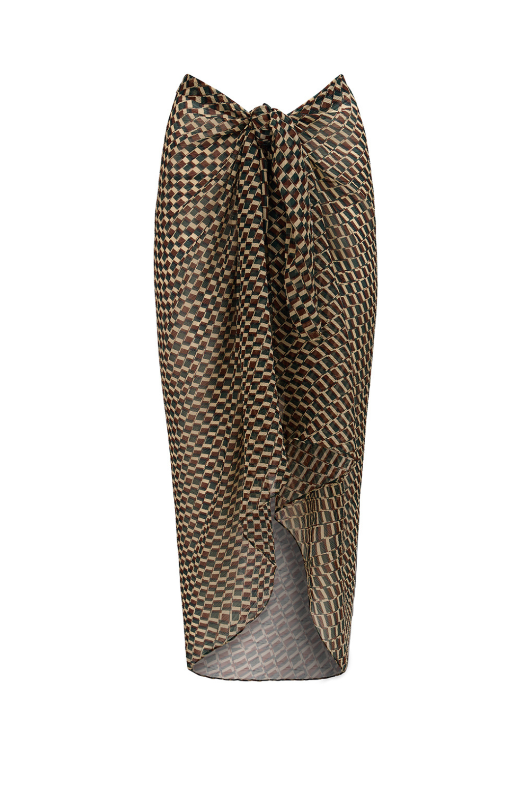 Santorini Sarong - Ivy Geo Print