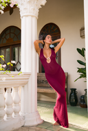 Dominica Dress - Cassis