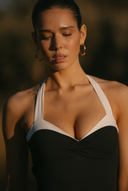 Côte d'Azur One Piece - Black/Ivory PYRATEX®