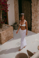St Lucia Crochet Skirt - Bridal White