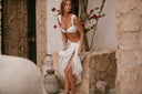 Santorini Sarong - Bridal White