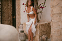Santorini Sarong - Bridal White