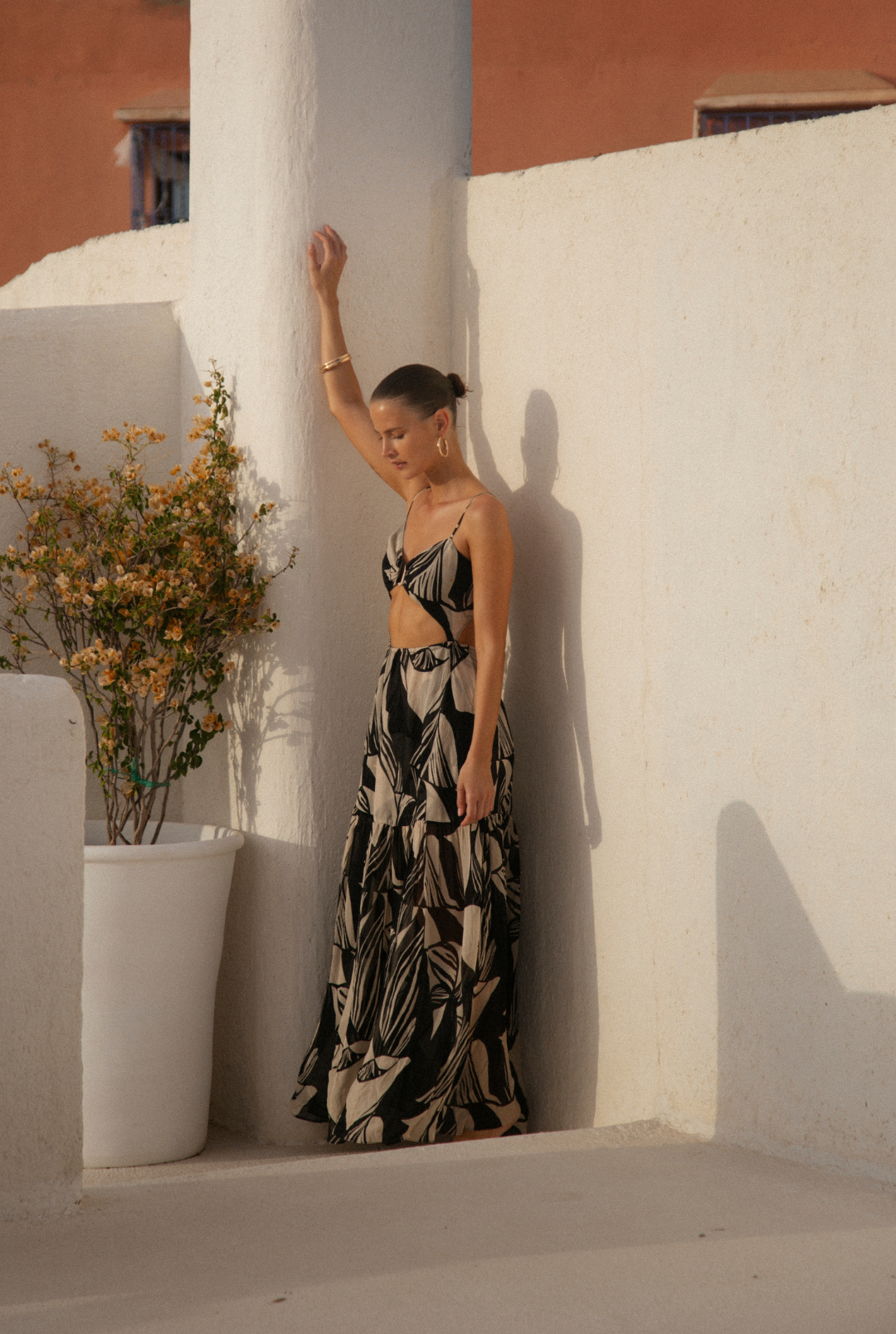 Casablanca Dress - Desert Noir Print
