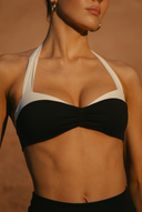 Côte d'Azur Top - Black/Ivory PYRATEX®