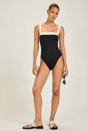 Grenada One Piece - Black/Ivory