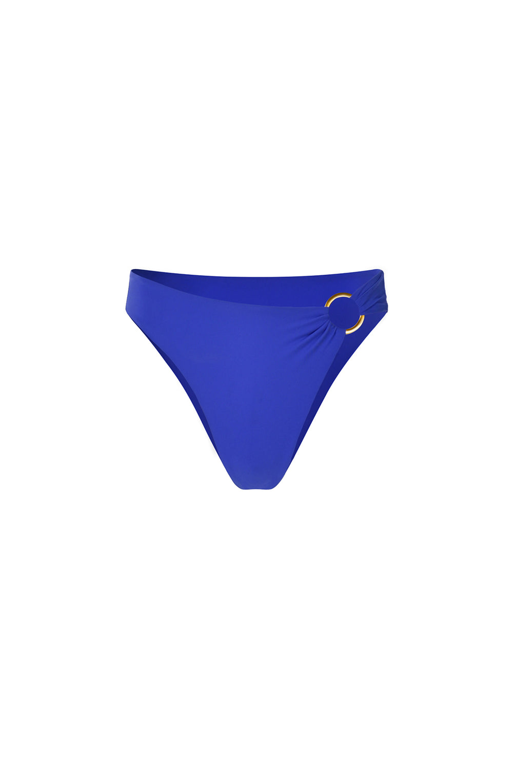 Acapulco High Waist Cheeky Bikini Bottom - Gold Shimmer