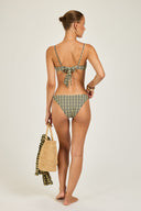 Amalfi Bottom - Navy/Gold Link Print