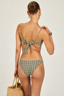Amalfi Bottom - Navy/Gold Link Print