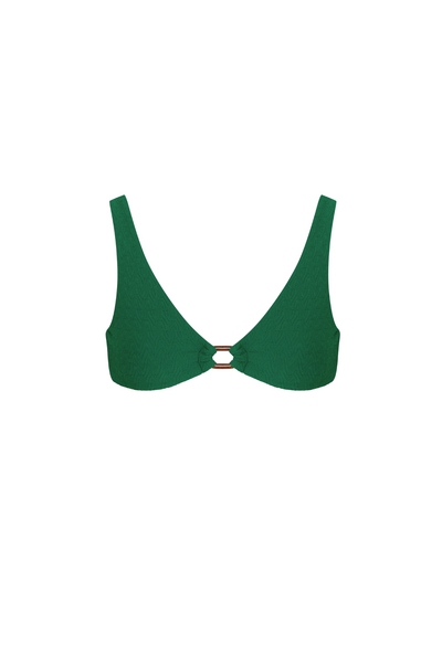 Anguilla Top - Emerald Texture (Final Sale)