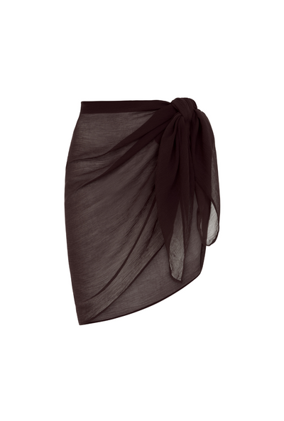 Sicily Sarong - Espresso