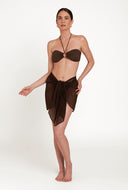 Sicily Sarong - Espresso