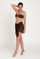 Sicily Sarong - Espresso