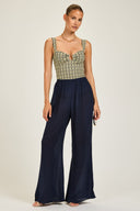 St Barts Pant - French Navy Crinkle