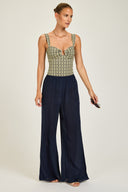 St Barts Pant - French Navy Crinkle