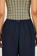 St Barts Pant - French Navy Crinkle