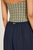 St Barts Pant - French Navy Crinkle