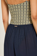St Barts Pant - French Navy Crinkle