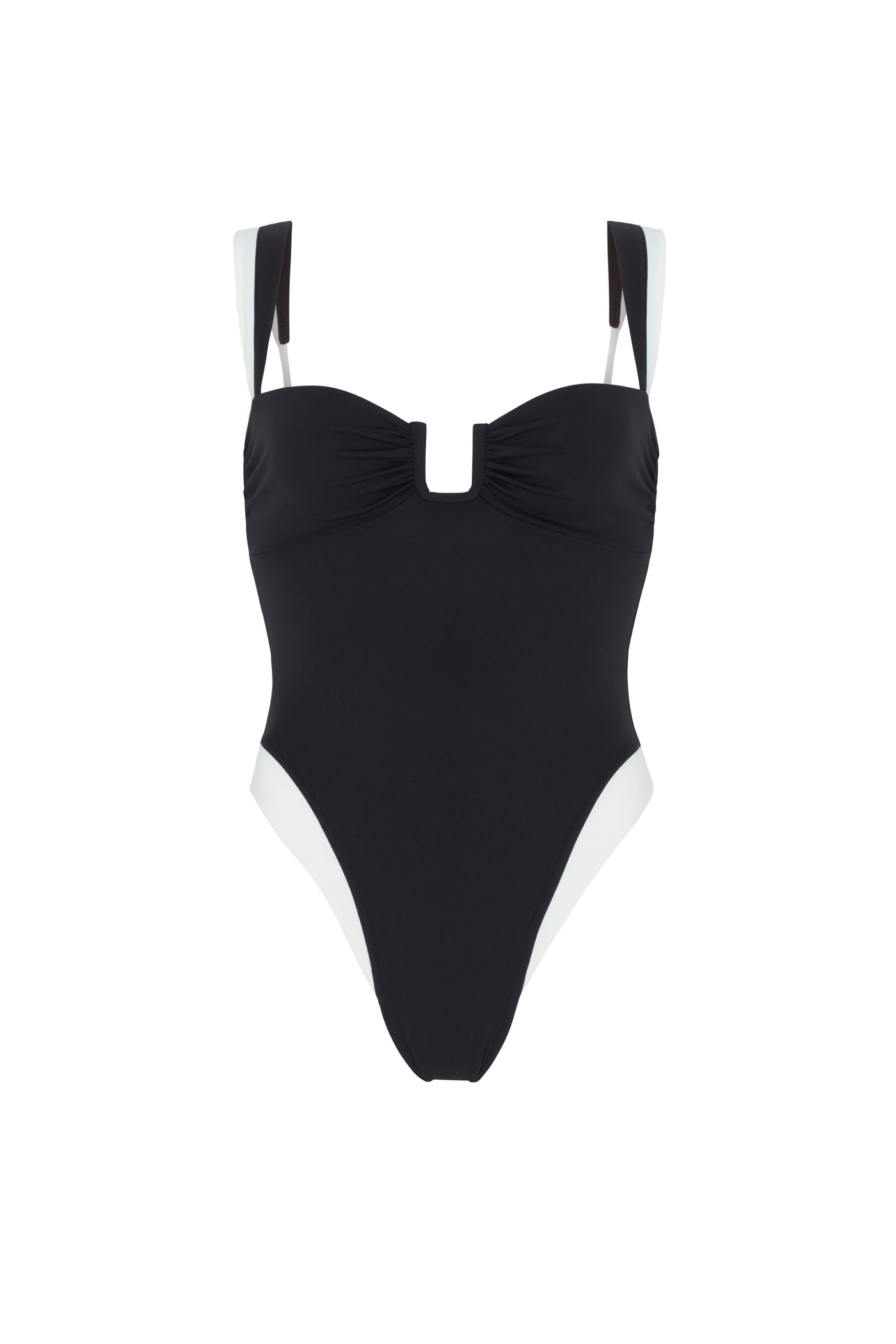 Cannes One Piece - Black/Ivory PYRATEX®