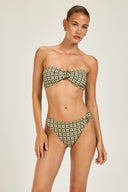 Cayman Island Bottom - Navy/Gold Link Print