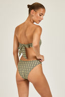 Cayman Island Bottom - Navy/Gold Link Print