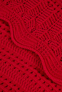 Giglio Crochet Skirt - Red