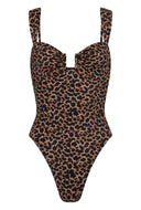 Cannes One Piece - Leopard Print