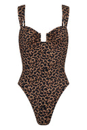 Cannes One Piece - Leopard Print