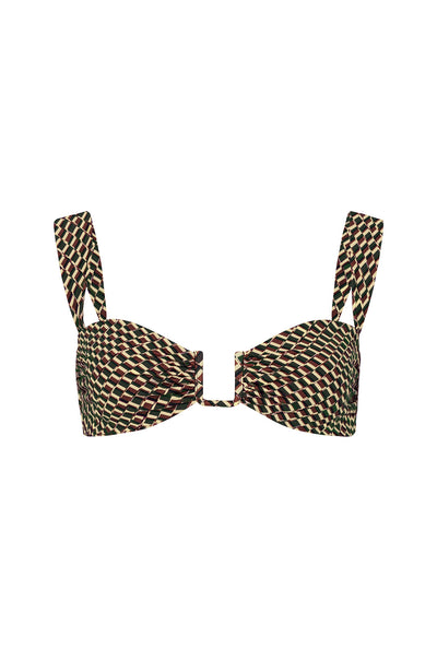Cannes Top - Ivy Geo Print