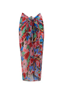 Santorini Sarong - Retro Bloom Print