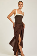 Paros Sarong - Espresso Crinkle