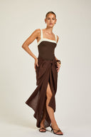Grenada One Piece - Espresso/Ivory