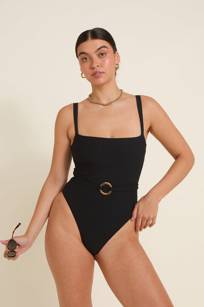 Hamptons One Piece - Black Texture (Limited Edition)