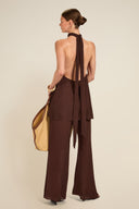 Ibiza Dress - Espresso Crinkle