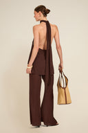 St Barts Pant - Espresso Crinkle