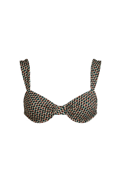 Isla Del Sol Top - Ivy Geo Print