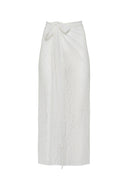 Palm Island Lace Skirt - Bridal White